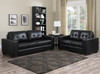 MILLO Black 83" Wide Sofa