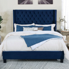 ADITA Blue Platform Bed