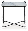 Ashber - White / Black - Accent Table