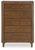 Lyncott - Five Drawer Chest - Brown