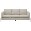 Tilly - Upholstered Track Arms Sofa - Oatmeal