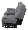 Higgins - LAF Power Loveseat - Gray