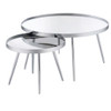 Kaelyn - 2 Piece Mirror Top Nesting Coffee Table