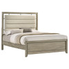 Giselle - Panel Bed With Upholstered Headboard