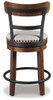 Valebeck - Full Back Swivel Stool