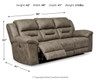 Stoneland - Reclining Sofa