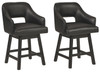 Tallenger - Upholstered Swivel Barstool (Set of 2)