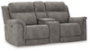 Next-Gen Durapella - Reclining Power Loveseat With Console