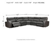 Samperstone - Power Reclining Sectional
