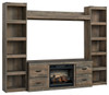 Trinell - 4-Piece Entertainment Center With 60" TV Stand