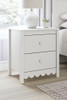 Hallityn - Two Drawer Night Stand - White