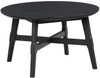 GAYLE Black 32" Wide Round Coffee Table 