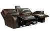 EMMETT Top Grain Leather Reclining Livingroom