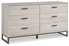 Socalle - Six Drawer Dresser