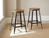 Adele - Counter Stool (Set of 2) - Dark Brown