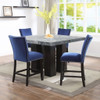 Camila - Square Counter Dining Set - Gray Top