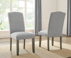 Emily - Dining Side Chair (Set of 2) - Dark Gray