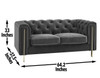 Charlene - Velvet Sofa And Loveseat