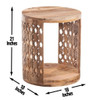 Brinley - Round End Table - Light Brown