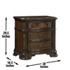 Royale - Nightstand With USB And Power Outlet - Dark Brown