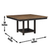 Harington - Dining Table - Dark Brown