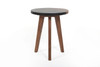 Caspian - Round Accent End Table - Brown