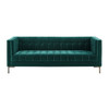 Isaac - Channel Stitch Velvet Sofa