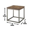 Lorenza - 3 Piece Table Set - Brown