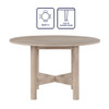 Gabby - Round Dining Table - Light Brown