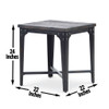 Sherlock - Square End Table - Dark Brown