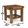 Hailee - End Table - Brown