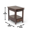 Crestline - Chairside End Table - Brown