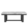Lucca - Marble Top Coffee Table - Gray