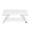 Zena - Lift-Top Cocktail Table With Casters - White