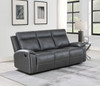 Gaston - Manual Reclining Sofa - Gray