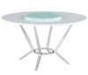 MELENA 54" Dining Table with Lazy Susan