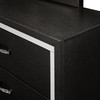 ELEINA Black 58" Wide x 74" Height Dresser & Mirror