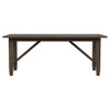 Matisse - Rectangular Wood Dining Table - Dark Brown