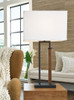 Voslen - Metal Table Lamp (Set of 2) - Black / Brown