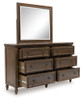 Sturlayne - Dresser And Mirror - Brown