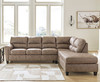 VUHL Brown 117" Wide Sectional