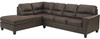 VUHL Dark Brown 117" Wide Sectional