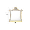 Lucienne - Mirror With LED - Beige Velvet