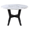 Kusa - 5 Piece Dining Set With Engineered Stone Top - Engineered Stone Top & Black