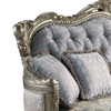 Miliani - Sofa With 5 Pillows - Fabric & Antique Bronze