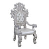 Valkyrie - Arm Chair (Set of 2) - Synthetic Leather & Antique Platinum