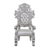 Valkyrie - Arm Chair Set of 2) - Synthetic Leather & Antique Platinum