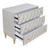 Anson - Console Cabinet - Metallic Silver & Champagne