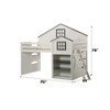 Ratana - Loft Bed - Gray & White