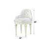 Dorothy - Vanity Chair With Swivel - Ivory